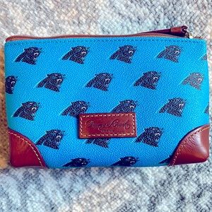 Dooney & Bouke Leather Carolina Panthers Clutch